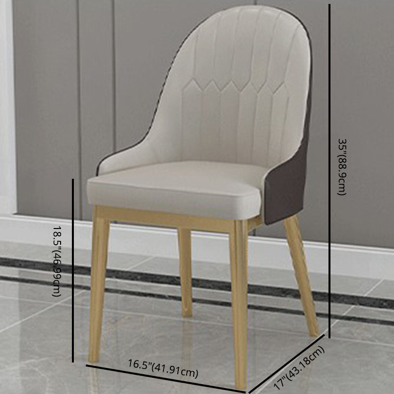 Nordic Dining Room Set Metal Base Dining Table Rectangle Formal Dinette Set for Home