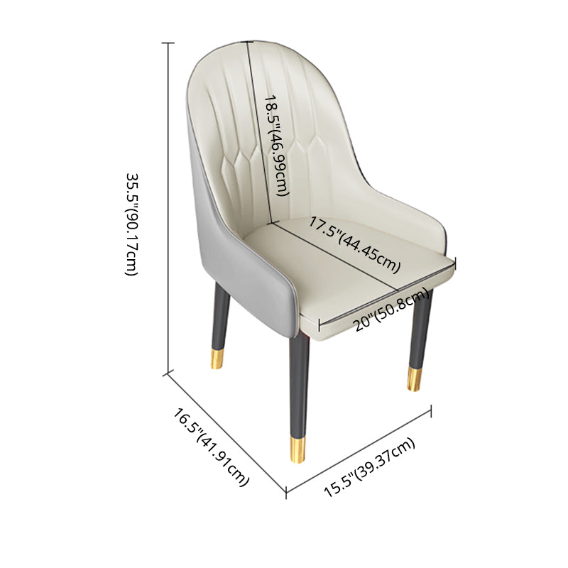 Contemporary Fixed Dining Room Table Set with 4 Legs Base Kitchen Dining Furniture