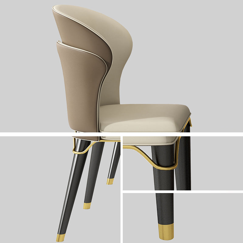Ensemble de restauration gris en pierre fritrée moderne avec table rectangle et base de piédestal à la maison Utilisation