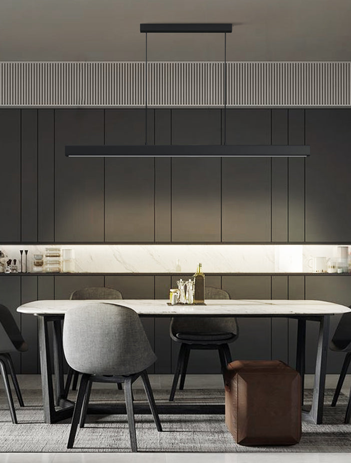 Metal Linear Island Lighting Chandelier Lighting Fixtures Modern Chandelier