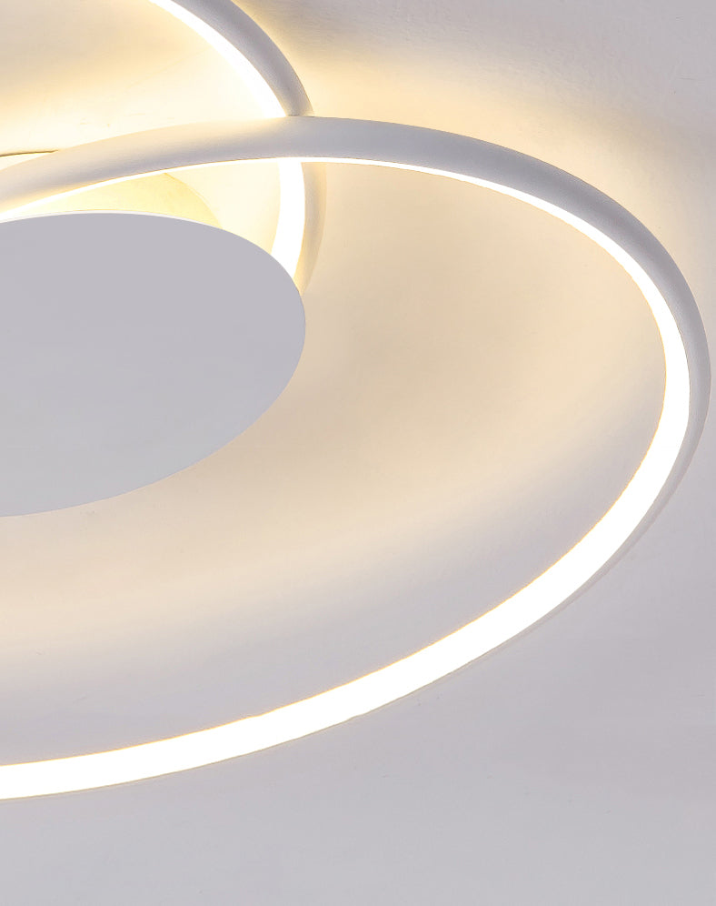 Moderne artistieke LED-plafondlamp Aluminium lineaire inbouw met siliconen kap