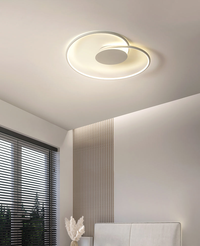 Moderne artistieke LED-plafondlamp Aluminium lineaire inbouw met siliconen kap