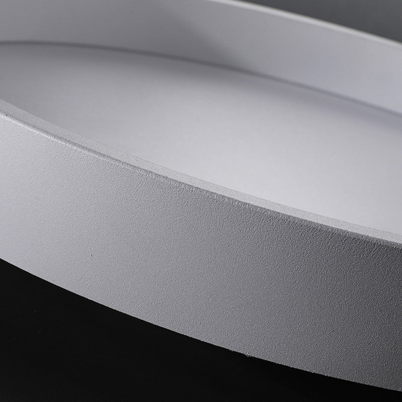 Circulaire Acrylique DEL Flush Mount in Modern Concise Style Wrought Iron Ceiling Light for Living Room