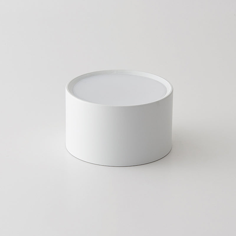 Moderne beknopte LED-plafondlamp smeedijzeren cilindrische inbouw met acrylkap