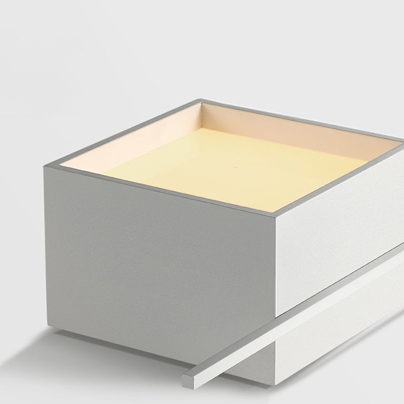 Moderne Minimalistische LED Plafondlamp Smeedijzer Geometrische Flush Mount met Acryl Shade