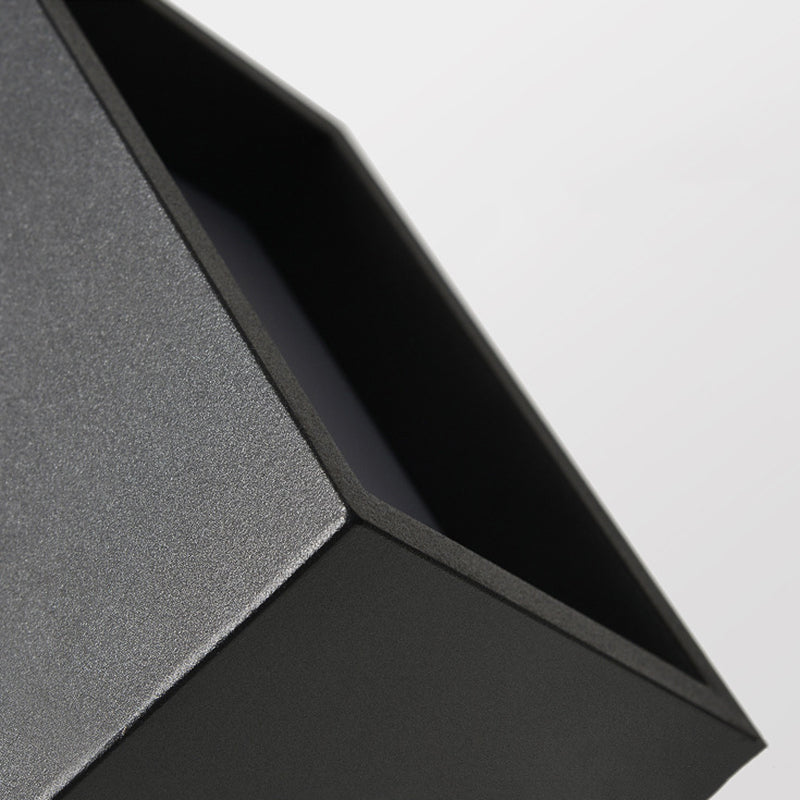 Moderne Minimalistische LED Plafondlamp Smeedijzer Geometrische Flush Mount met Acryl Shade