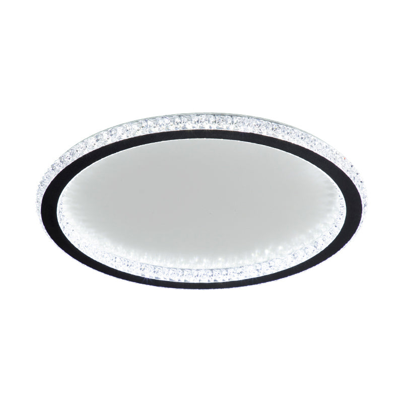 Minimalism Aluminum LED Ceiling Mounted Light Cylinder 1-Light Flush Light for Living Room
