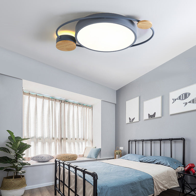 Lampe de montage encastrée géométrique de lumière montée par plafond moderne à LEDs pour la chambre à coucher