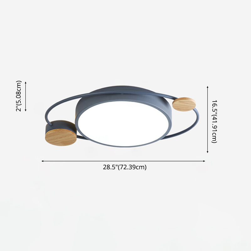 Lampe de montage encastrée géométrique de lumière montée par plafond moderne à LEDs pour la chambre à coucher