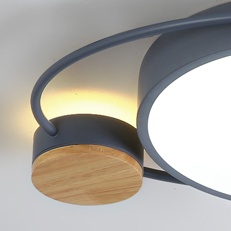 Lampe de montage encastrée géométrique de lumière montée par plafond moderne à LEDs pour la chambre à coucher