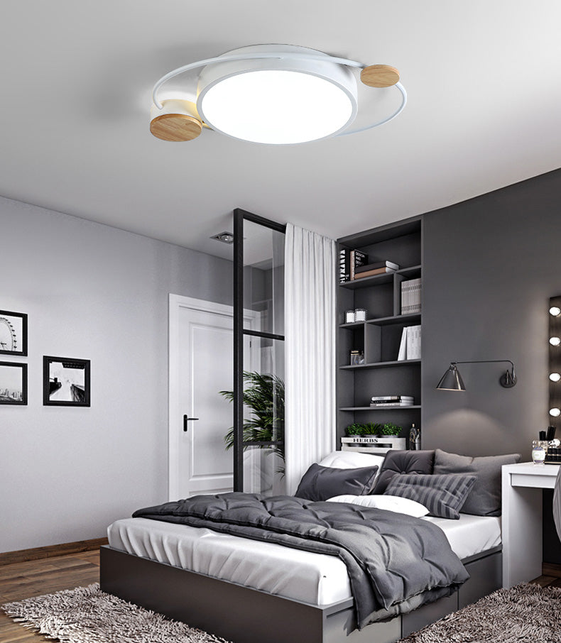 Lampe de montage encastrée géométrique de lumière montée par plafond moderne à LEDs pour la chambre à coucher