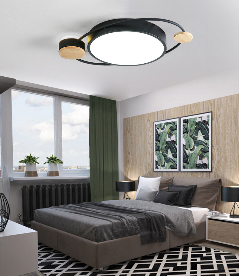 Lampe de montage encastrée géométrique de lumière montée par plafond moderne à LEDs pour la chambre à coucher