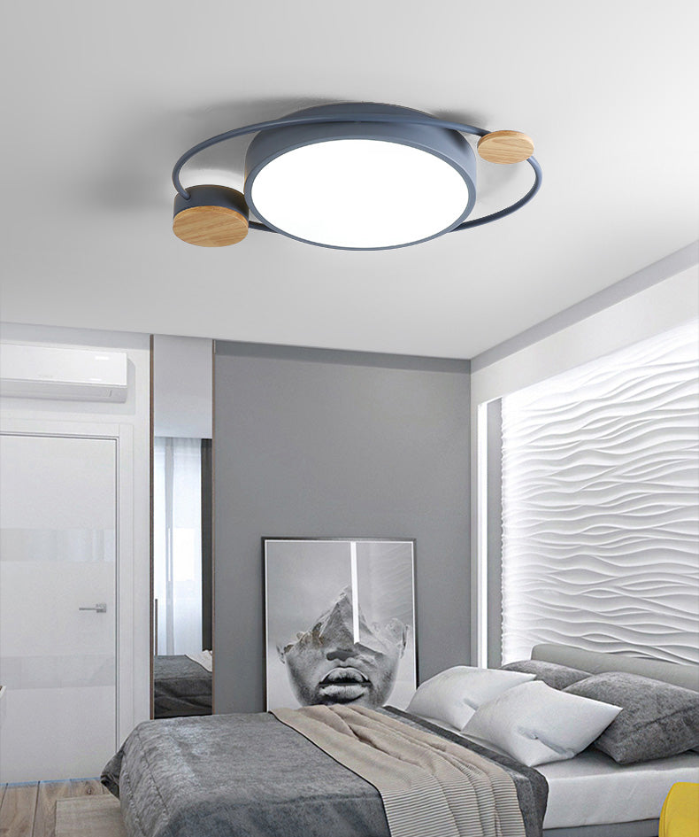 Lampe de montage encastrée géométrique de lumière montée par plafond moderne à LEDs pour la chambre à coucher