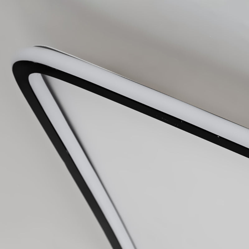 Plafonnier encastré en aluminium à montage encastré à LED minimalisme carré pour le salon