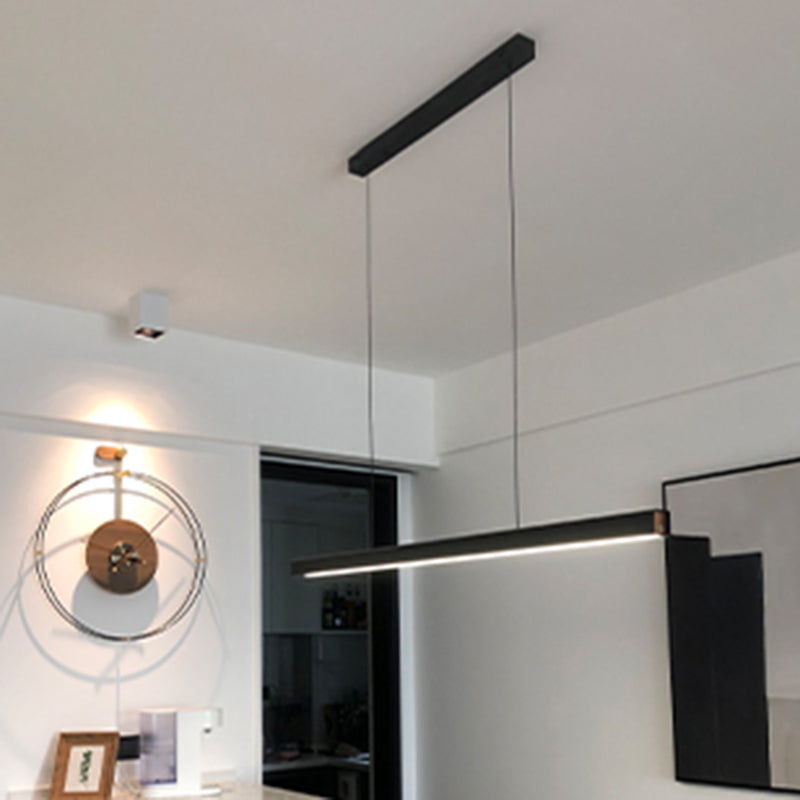 Linear Pendant Lighting Island Light Fixture Modern Pendant Light Metal Chandelier