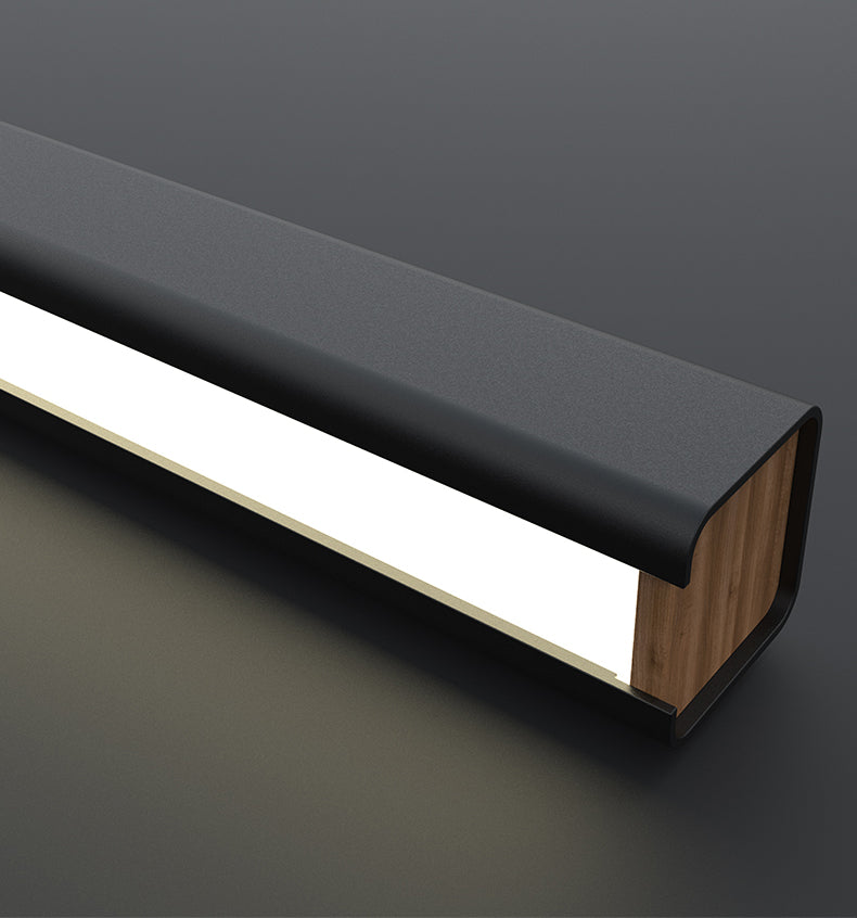 Lampada dell'isola a pendente lineare Isola lampada a sospensione moderna lampadario in metallo