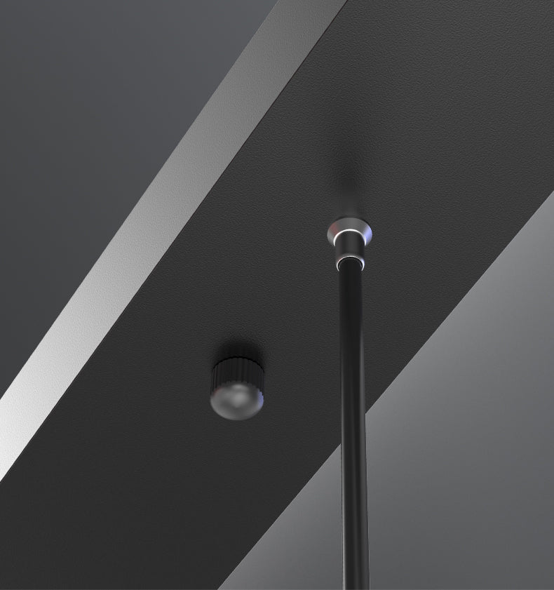 Lampada dell'isola a pendente lineare Isola lampada a sospensione moderna lampadario in metallo