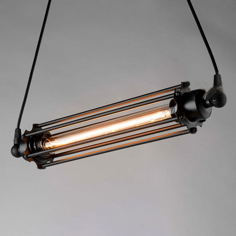 Luci a sospensione da cucina contemporanea illuminazione isola lineare luce appesa in nero