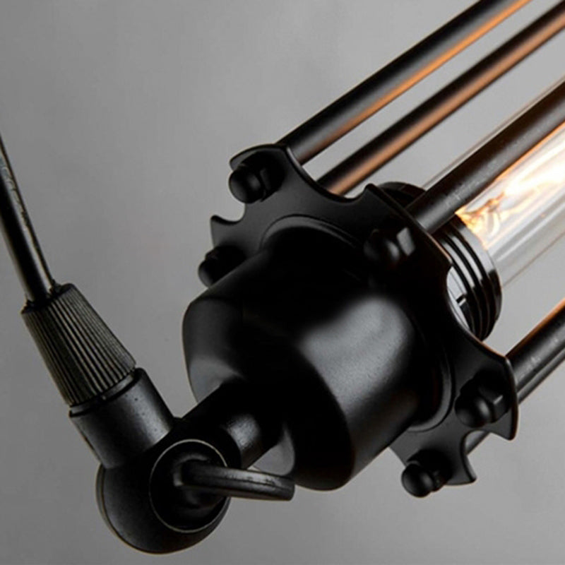 Luci a sospensione da cucina contemporanea illuminazione isola lineare luce appesa in nero