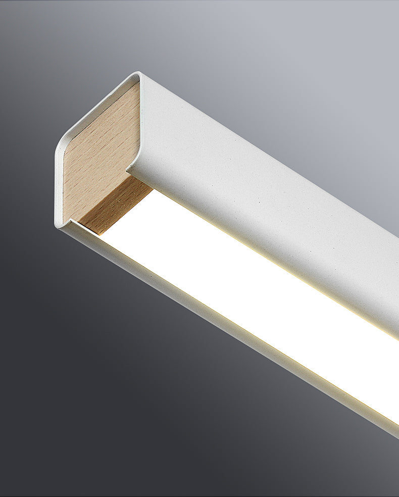 1 leichte moderne Metallleuchterlampe Linear LED Island Anhänger für Esszimmer