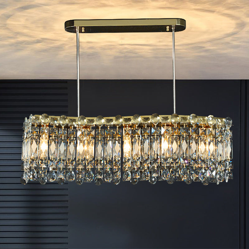 5 îlot de cuisine légère pendentif éclairage de l'île linéaire éclairage de l'île contemporaine