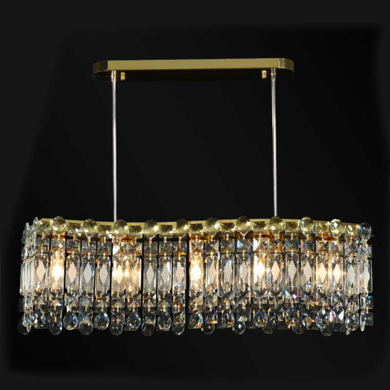 5 îlot de cuisine légère pendentif éclairage de l'île linéaire éclairage de l'île contemporaine