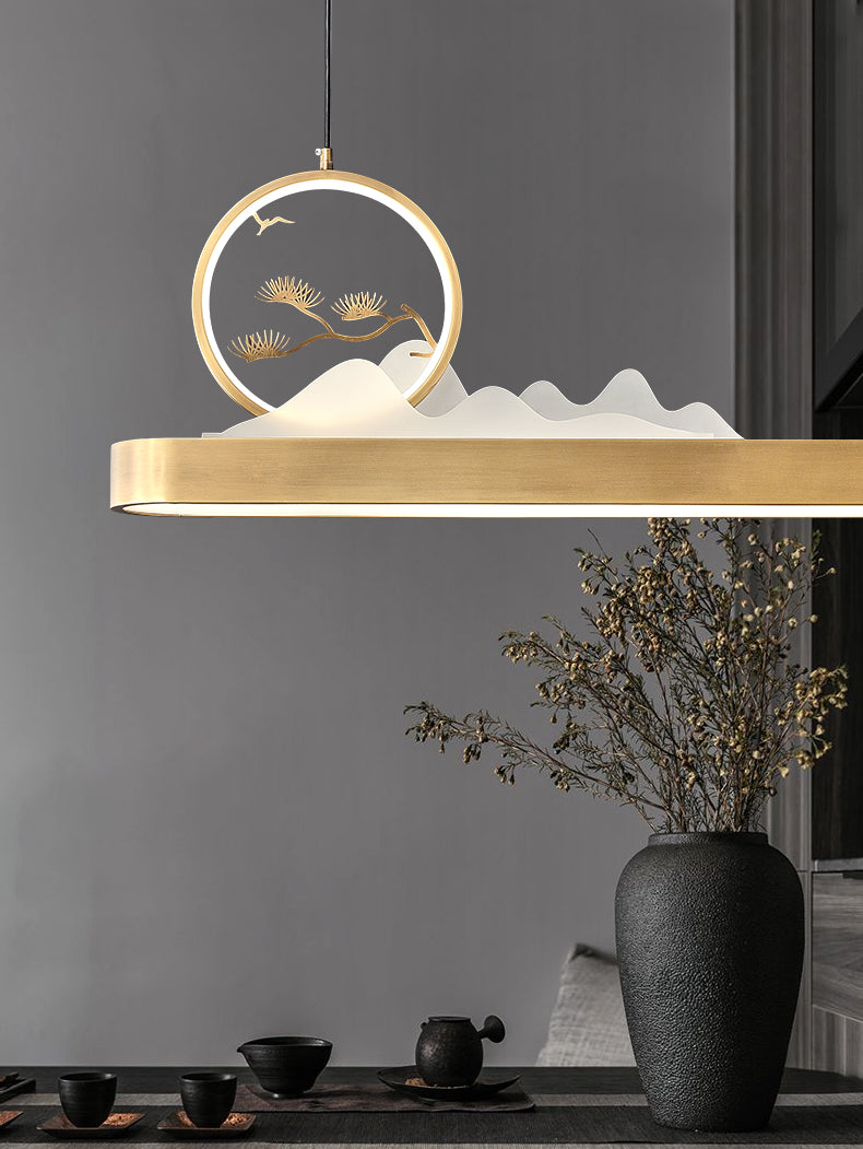 Luces LED lineales de 1 luces lineales de iluminación de la isla china para el comedor