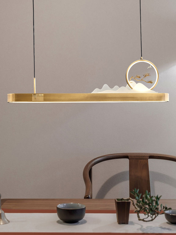 Luces LED lineales de 1 luces lineales de iluminación de la isla china para el comedor