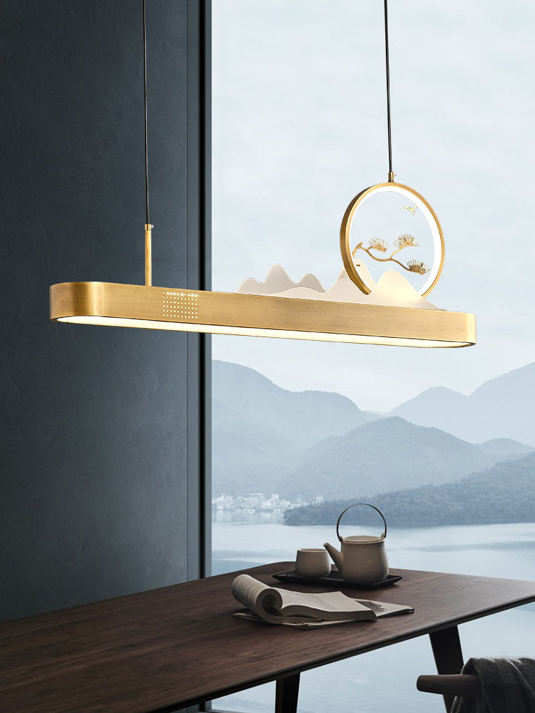 Luces LED lineales de 1 luces lineales de iluminación de la isla china para el comedor