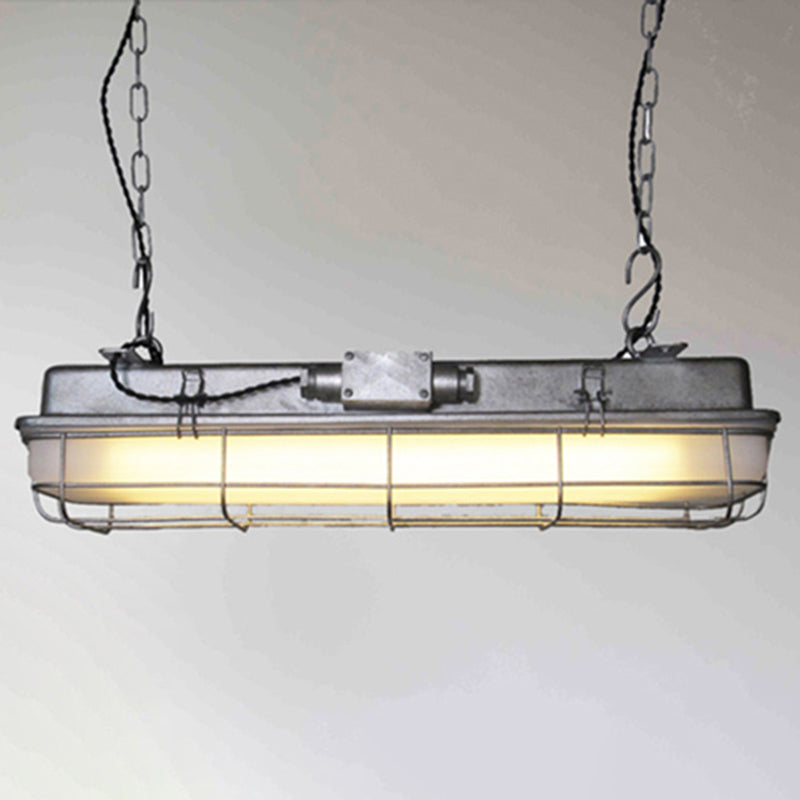 Éclairage d'île linéaire métal