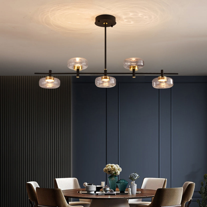 5 Light Kitchen Island Pendant Linear Pendant Lighting Island Light Fixtures