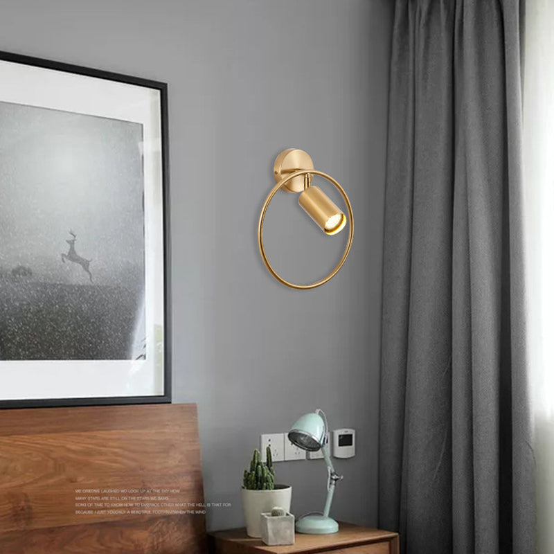 1-Light Metal Sconce Lighting Fixtures Modern Style Wall Sconce Lamp for Bedroom
