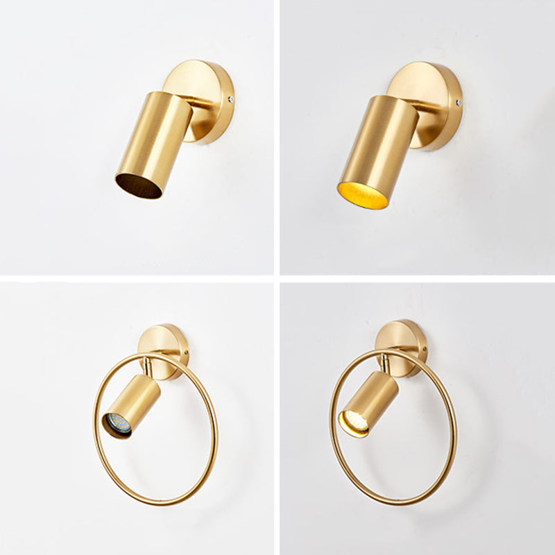 1-Light Metal Sconce Lighting Fixtures Modern Style Wall Sconce Lamp for Bedroom