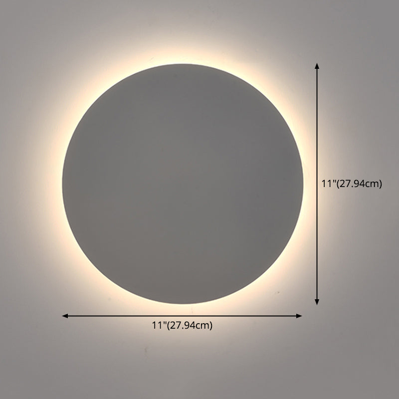Goldene metallwandmontierte Leuchte moderne Stil kreisförmiger 1 Lichtwandleuchte