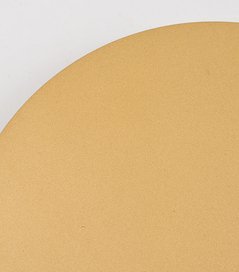 Goldene metallwandmontierte Leuchte moderne Stil kreisförmiger 1 Lichtwandleuchte