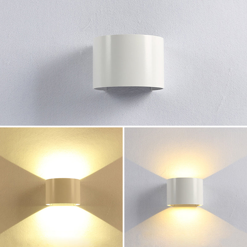 Light Funce 2 Lights Light Funce MODERNE MODERNE GEOMETRIC ALLUMINUM MONTO MONTRO IN BIANCO E NERO