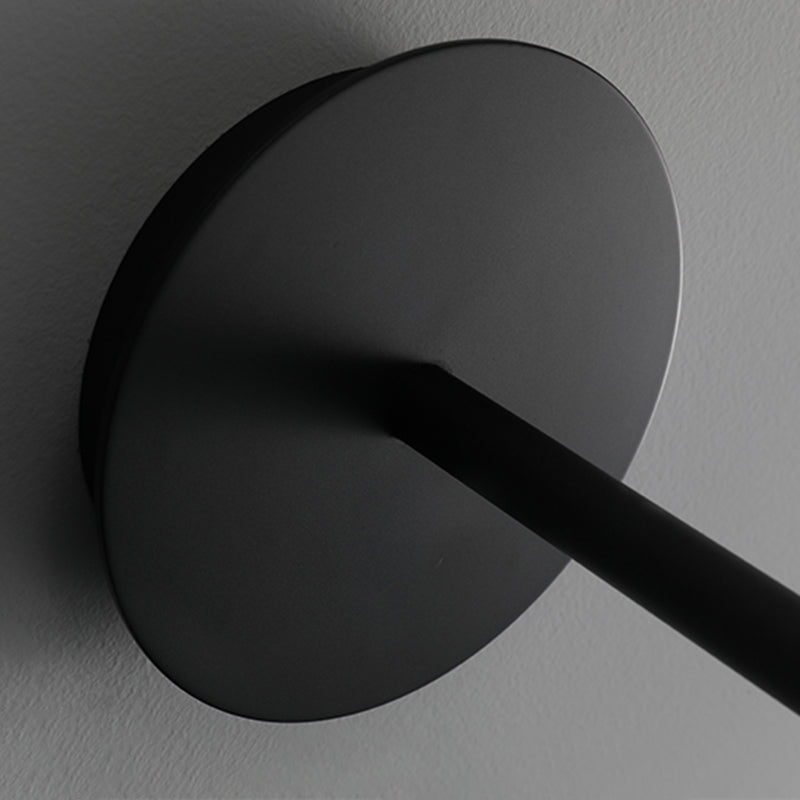 Lampada a parete a LED armata a 1 luce moderna a parete in metallo montato per la camera da letto