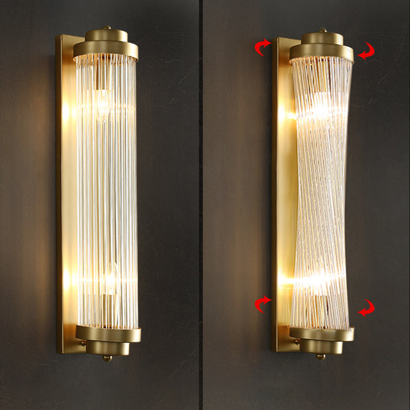 Cilindro a 1 luce moderna fonce luce luce cristallo idee per il soggiorno