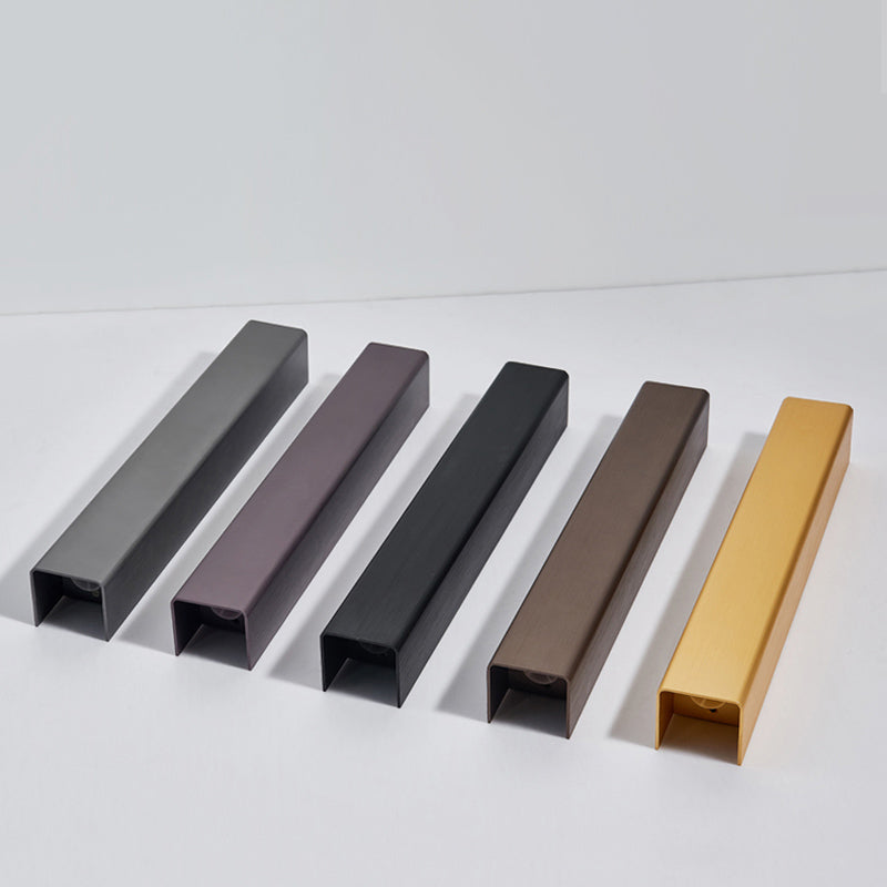 2-Lights Rectangular Lighting Fixtures Aluminum Modern Style Sconces Wall Lamps