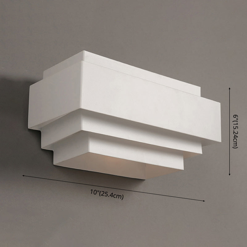 Luces de pared de 2 luces blancas de 2 luces de estilo moderno