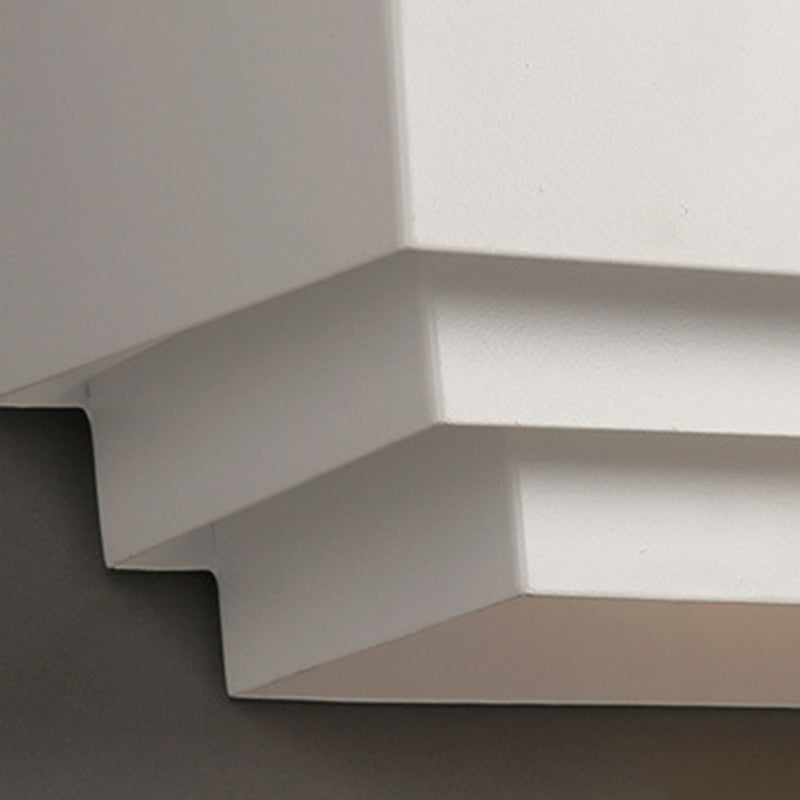 Luces de pared de 2 luces blancas de 2 luces de estilo moderno