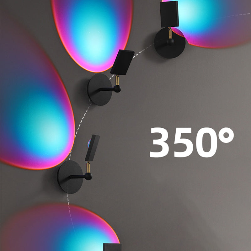 Idee armati di illuminazione a parete in metallo a LED a LED LED MODERNO ARMATO per camera da letto