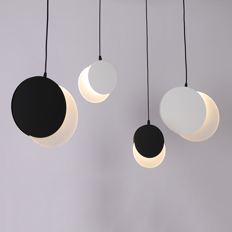 Metal Contemporary Pendant Light 1-Light Hanging Ceiling Light for Dining Room