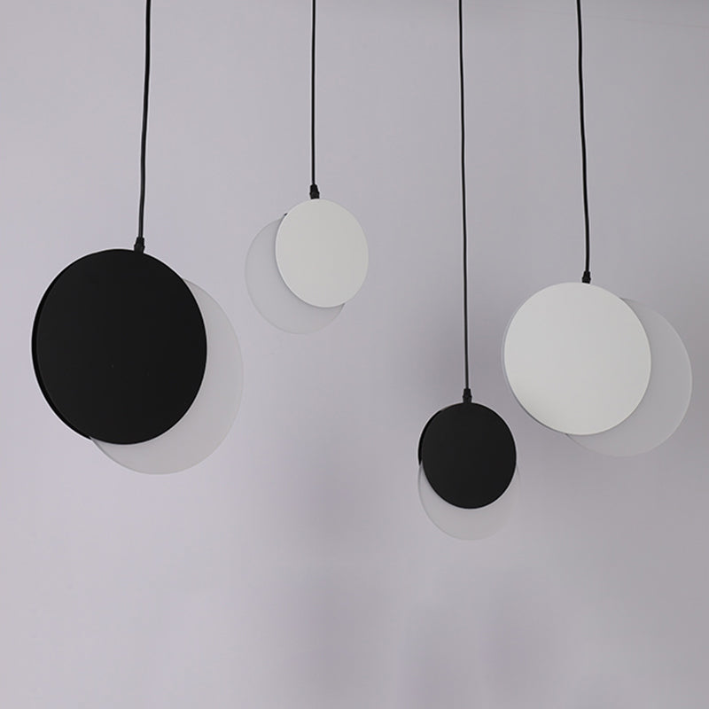 Metal Contemporary Pendant Light 1-Light Hanging Ceiling Light for Dining Room