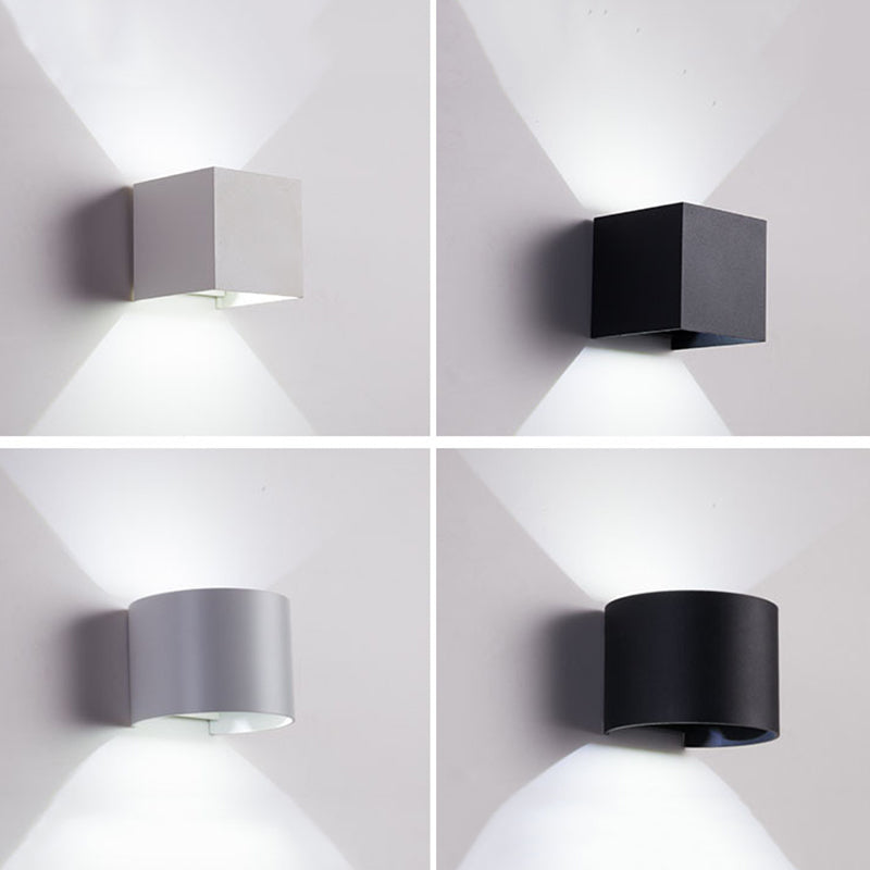 Lumières murales en aluminium à 2 lumière