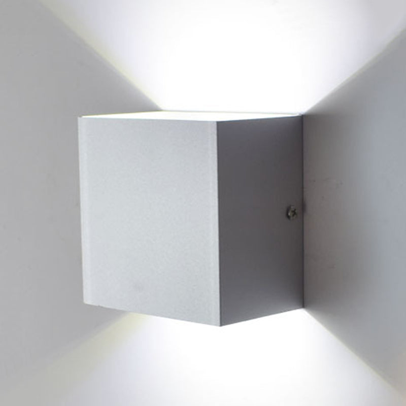 Lumières murales en aluminium à 2 lumière