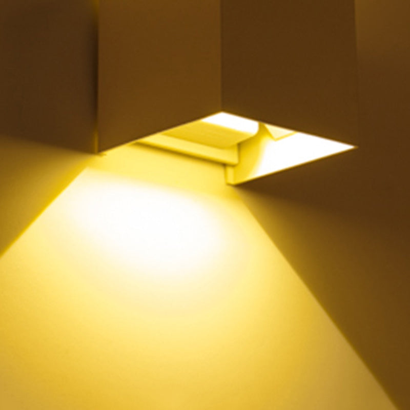 Lumières murales en aluminium à 2 lumière