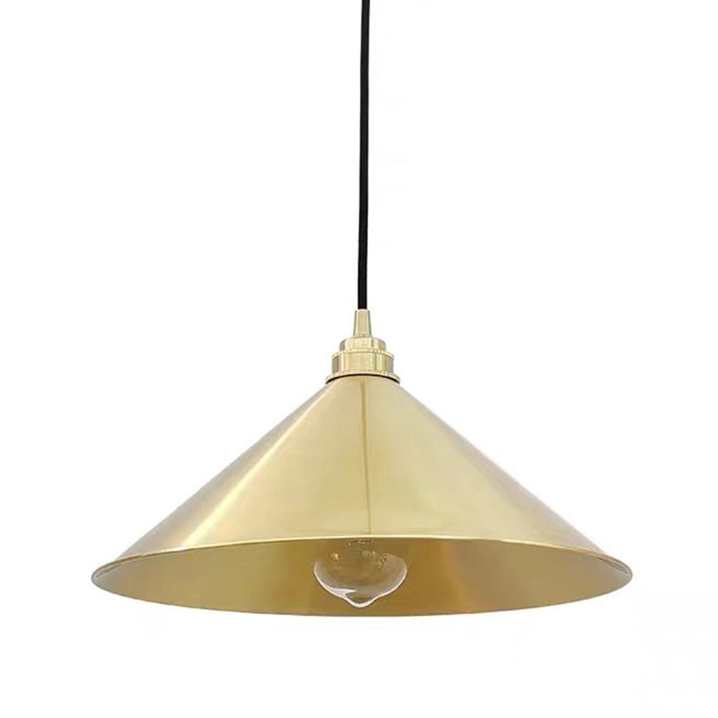 Cone Shape 1 Head Ceiling Pendant Lamp Postmodern Metal Ceiling Light for Dinning Room Bedroom