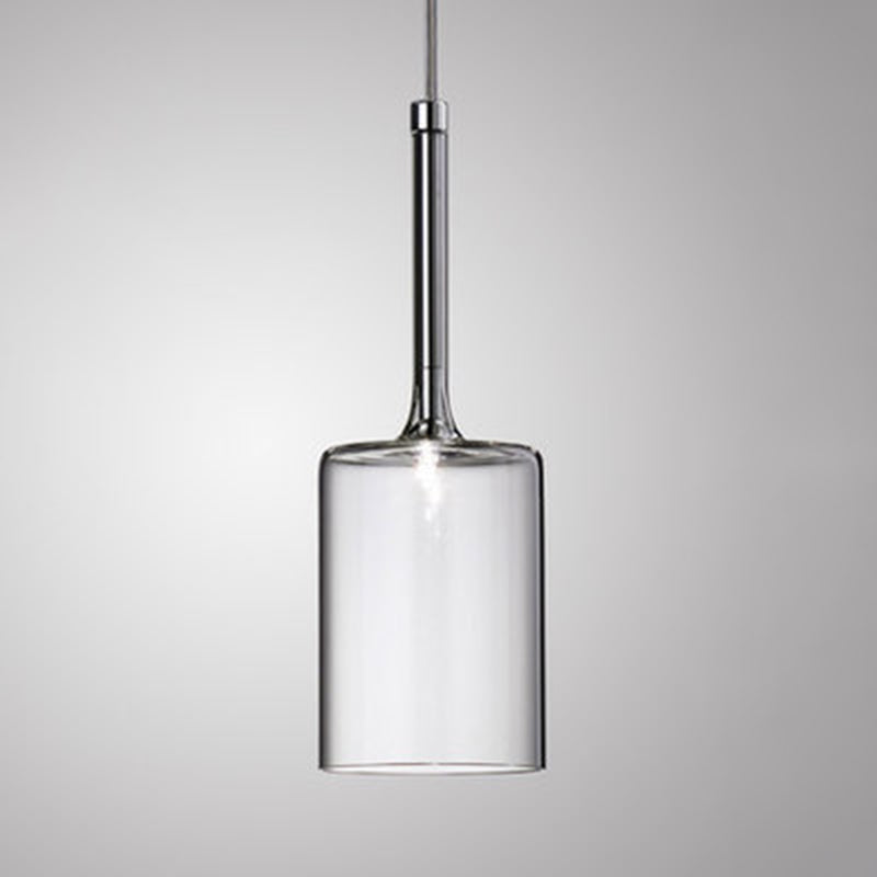 Klares Glas Deckenleuchte Ding Room Schlafzimmer 1 Licht modernes hängendes Licht