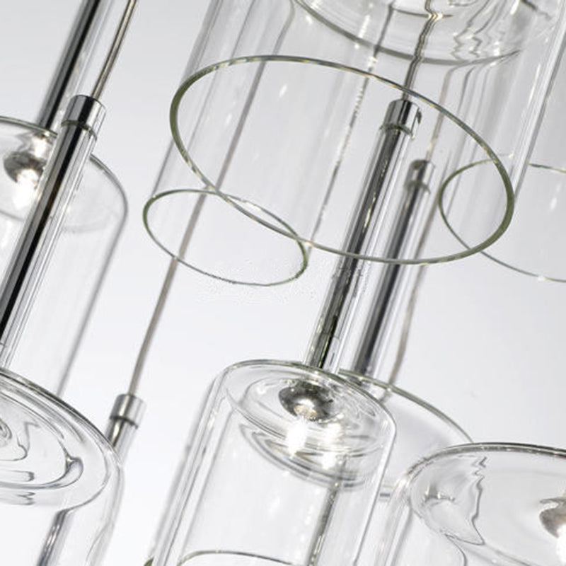 Klares Glas Deckenleuchte Ding Room Schlafzimmer 1 Licht modernes hängendes Licht